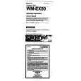 SONY WM-EX50 Owners Manual