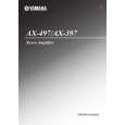 YAMAHA AX497 Manual de Usuario