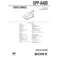 SONY SPPA400 Service Manual
