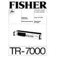 FISHER TR-7000 Owners Manual