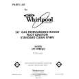 WHIRLPOOL SF310PERW0 Parts Catalog
