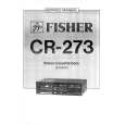 FISHER CR273 Service Manual