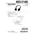 SONY MDR-IF140K Service Manual