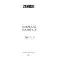ZANUSSI ZDG32TX Owners Manual