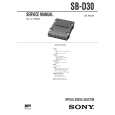 SONY SBD30 Manual de Servicio