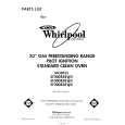 WHIRLPOOL SF300BSRW2 Catálogo de piezas