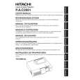 HITACHI PJLC2001 Owners Manual