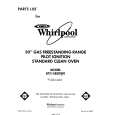 WHIRLPOOL SF315ESRW0 Parts Catalog
