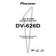 PIONEER DV-626D/WY Manual de Usuario