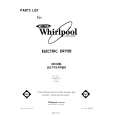 WHIRLPOOL LE5795XPW0 Catálogo de piezas