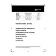BAUKNECHT ESZ 5860/WS Owners Manual