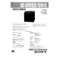 SONY XOD101CD/S Service Manual