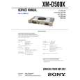 SONY XMD500X Instrukcja Serwisowa