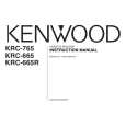 KENWOOD KRC-665R Manual de Usuario