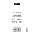 ZANUSSI ZC 255 R Owners Manual