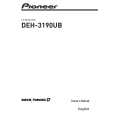 PIONEER DEH-3190UB/XN/ID Owners Manual