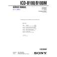 SONY ICDB100M Service Manual