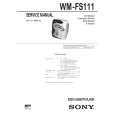 SONY WMFS111 Service Manual