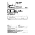 PIONEER CT-S630S Service Manual