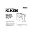 AIWA HS-JX3000 Manual de Usuario