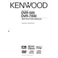 KENWOOD DVR7000 Owners Manual