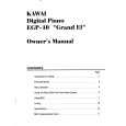 KAWAI EGP10 Owners Manual