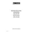 ZANUSSI ZX57/3SA Owners Manual