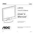 AOC LM540 Owners Manual