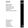 AEG 618K8-BN/EX Owners Manual