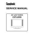 SYMPHONIC CSTL20D6 Service Manual