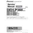 PIONEER DEH-P360 Service Manual