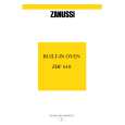 ZANUSSI ZBF610X Owners Manual