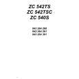 ZANUSSI ZSC542TSC Owners Manual