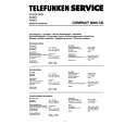 TELEFUNKEN COMPACT 2000CD Service Manual