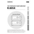 ONKYO R805X Owners Manual