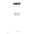 ZANUSSI ZFC144T Owners Manual