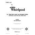 WHIRLPOOL RB1300XKW0 Parts Catalog