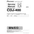 PIONEER CDJ-400/WYXJ5 Instrukcja Serwisowa