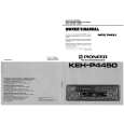 PIONEER KEH-P4450/XIN/ES Manual de Usuario
