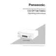 PANASONIC CQDP738EU Manual de Usuario