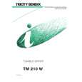 TRICITY BENDIX TM210W Manual de Usuario