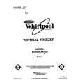 WHIRLPOOL EV200FXXN00 Katalog Części