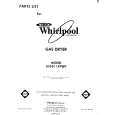 WHIRLPOOL LG5811XPW0 Parts Catalog WHIRLPOOL LG5811XPW0 Parts Catalog