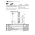 PIONEER CP-EU8/XTW1/E Owners Manual