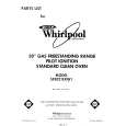 WHIRLPOOL SF3021ERW1 Parts Catalog