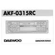 DAEWOO AKF-0315RC Manual de Usuario