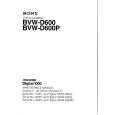 SONY BVW-D600 VOLUME 2 Instrukcja Serwisowa