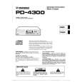 PIONEER PD-4300 Owners Manual
