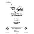 WHIRLPOOL ACW082XS0 Parts Catalog