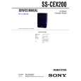 SONY SSCEX200 Service Manual